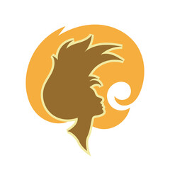 Hair Beauty logo. Vector logo design for beauty salon, hair salon, cosmetic and spa.