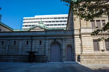 Fototapeta premium 日本銀行のレトロな建物
