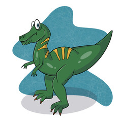 Fototapeta premium the green Dinosaurus