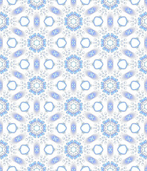 08.Flower Folk Ethnic Pattern_Blue