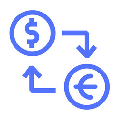 Business Currency Dollar Euro Exchange Finance Money Icon