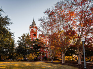 Fototapeta na wymiar Fall in Auburn University 2022