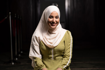 Portrait of Young Muslim Woman