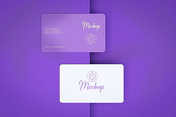 Business card Mockup Professional and Modern design template for your brand