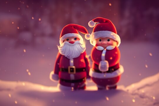 Mr. And Mrs. Santa Claus (AI Generated)