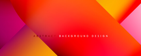 Geometric abstract background, line with fluid colors. Vector Illustration For Wallpaper, Banner, Background, Card, Book Illustration, landing page