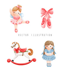 Christmas nutcracker, vector illustration