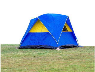 tent in the forest isolated and save as to PNG file © taitai6769