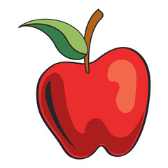 fresh apple fruit red