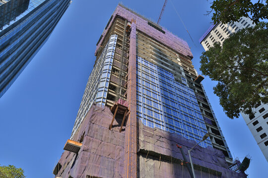 14 Oct 2022 Under Construction Of Cheung Kong Center II, Hk