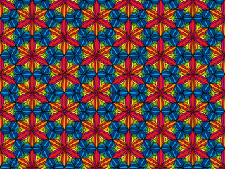 seamless pattern with shapes