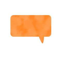 Set of yellow speech bubble transparent PNG 