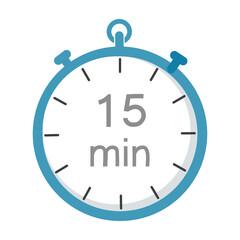 Stopwatch icon isolate on transparent background.