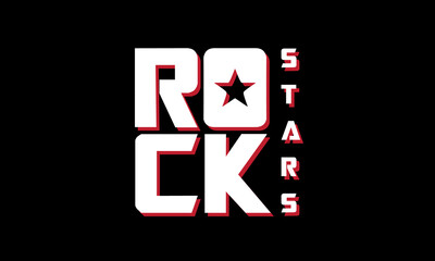 Born To Be A Rockstar - Modern Tee Design For Printing
