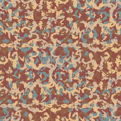 Seamless fractal pattern in vector format for printed fabrics or any other purposes. Every object is grouped base on color so the pattern is editable, tileable and easy to use.