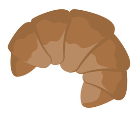 fresh croissant bread food