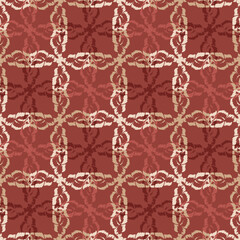 Seamless fractal pattern in vector format for printed fabrics or any other purposes. Every object is grouped base on color so the pattern is editable, tileable and easy to use.