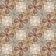 Seamless fractal pattern in vector format for printed fabrics or any other purposes. Every object is grouped base on color so the pattern is editable, tileable and easy to use.