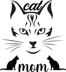 Cat svg design, sublimation