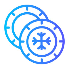 Obraz premium Line Flaticon gradient icon