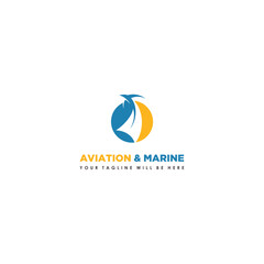 aviation marine logo designs logo