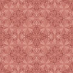 Seamless fractal pattern in vector format for printed fabrics or any other purposes. Every object is grouped base on color so the pattern is editable, tileable and easy to use.