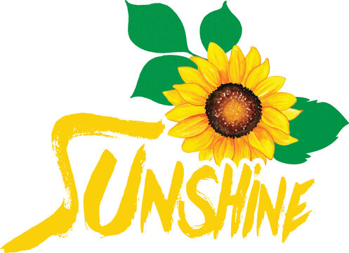 Sunflower T Shirt Design, Sunflower SVG T Shirt Design, Sunflower Quotes T Shirt Design