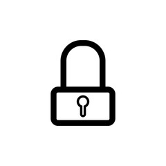 padlock ,icon,symbol,vector,template, flat