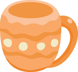 cup, mug in autumn seasonal