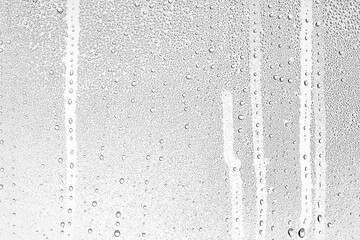 white background water drops on glass, abstract design overlay wallpaper