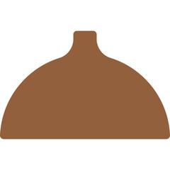 boho vase flat illustration