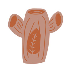 tree childish hand drawn vector element