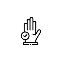 rubber gloves icon