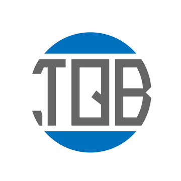 TQB letter logo design on white background. TQB creative initials circle logo concept. TQB letter design.