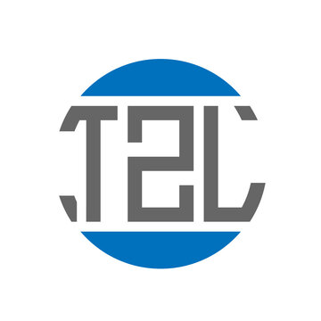 TZL letter logo design on white background. TZL creative initials circle logo concept. TZL letter design.
