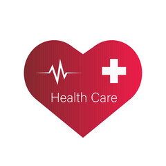 health care logo, heart symbol with health icon set of medical symbols Medical pharmacy Icon Isolated on White Background


