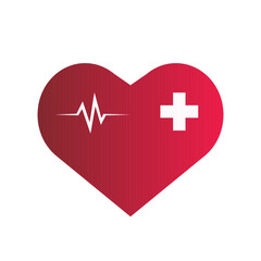 health care logo, heart symbol with health icon set of medical symbols Medical pharmacy Icon Isolated on White Background



