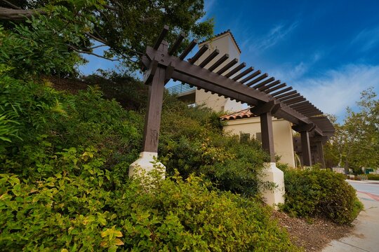 Beautiful view of the campus of San Diego State University.