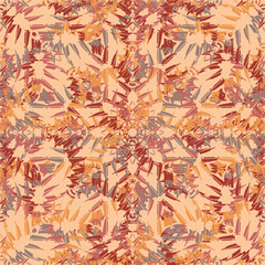 Seamless fractal pattern in vector format for printed fabrics or any other purposes. Every object is grouped base on color so the pattern is editable, tileable and easy to use.