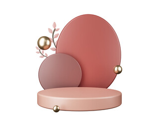 Podium 3d illustration