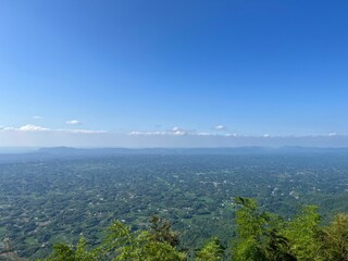 Aerial view of the bamboo sea in southern Sichuan located in Yibin, Sichuan, China