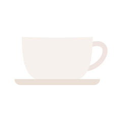 Coffee cup icon. Cup of tea. Flat style. Vector illustration