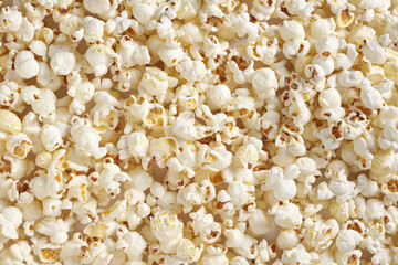 Background of popcorn