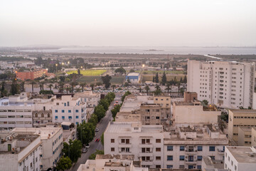 Fototapeta na wymiar Tunis - Various views from the rooftops - Tunisia