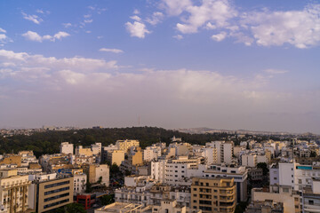Naklejka premium Tunis - Various views from the rooftops - Tunisia