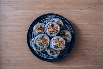 休日の韓国料理