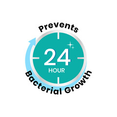 Kills 99.9% bacteria, germs and viruses . Antibacterial and antiviral defence, protection infection. Vector Illustration	