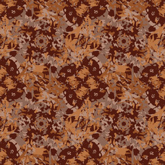 Seamless fractal pattern in vector format for printed fabrics or any other purposes. Every object is grouped base on color so the pattern is editable, tileable and easy to use.