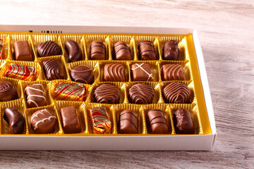 assorted chocolate candies