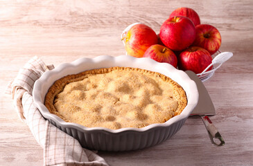 Double crust apple pie